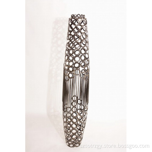 metal vase